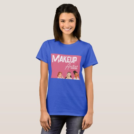 Makeup Artist T - Shirt (Vorne ganz)
