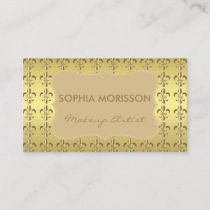 Makeup Artist Termin Fleur-de-lis Monogramm