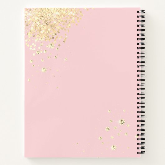 Makeup Artist Termin Log oder Business Notebook Notizblock (Rückseite)