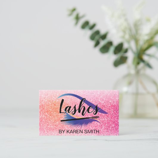 Makeup Artist Terminkarte (Stehend Vorderseite)