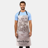 Makeup Artist Tropfens Blush Tropfens Rose Classic Schürze (Getragen)