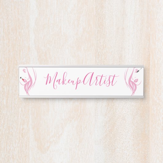Makeup Artist Türschild (Vorderseite )