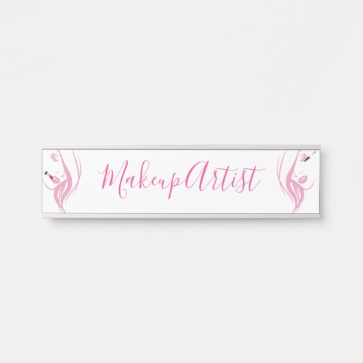 Makeup Artist Türschild (Vorderseite )