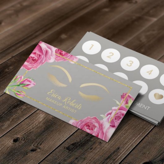 Makeup Artist Vintage Florenz Treuekarte