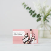 Makeup Artist Visitenkarte (Stehend Vorderseite)