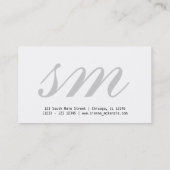 Makeup Artist Visitenkarte (Rückseite)