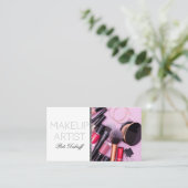Makeup Artist Visitenkarte (Stehend Vorderseite)