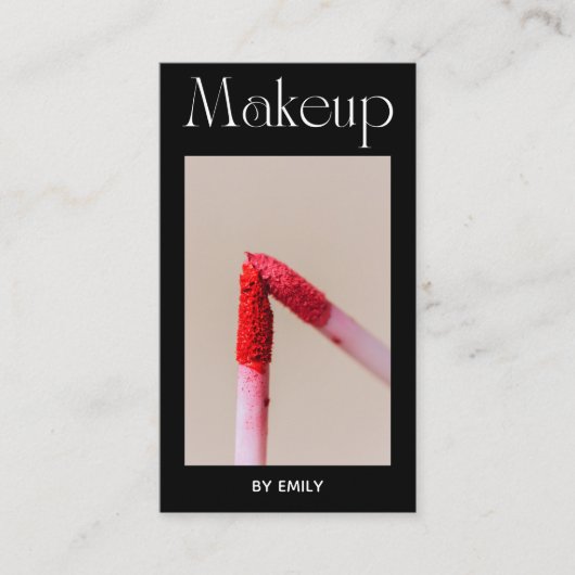 Makeup Artist Visitenkarte (Vorderseite)