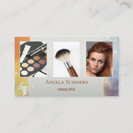 Makeup Artist Visitenkarte (Vorderseite)
