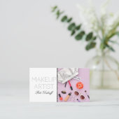 Makeup Artist Visitenkarte (Stehend Vorderseite)