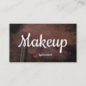 Makeup Artist Visitenkarte (Rückseite)