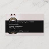 Makeup artist visitenkarte (Rückseite)