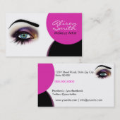 Makeup artist visitenkarte (Vorne/Hinten)