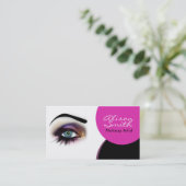 Makeup artist visitenkarte (Stehend Vorderseite)