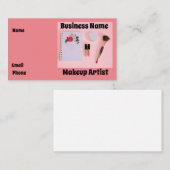 Makeup Artist Visitenkarte (Vorne/Hinten)