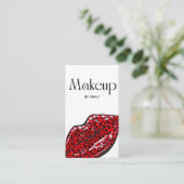 Makeup Artist Visitenkarte (Stehend Vorderseite)