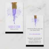 Makeup Artist Visitenkarte (Vorne/Hinten)