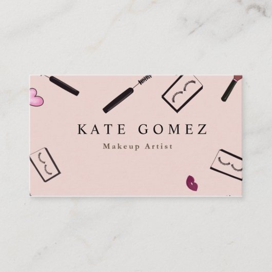Makeup Artist Visitenkarte (Vorderseite)