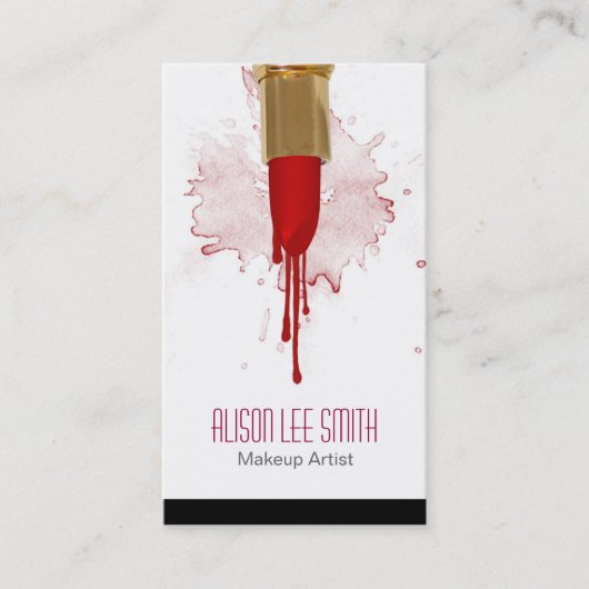 Makeup Artist Visitenkarte (Vorderseite)