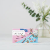 Makeup Artist Visitenkarte (Stehend Vorderseite)