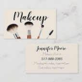 Makeup Artist Visitenkarte (Vorne/Hinten)