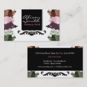 Makeup artist visitenkarte (Vorne/Hinten)