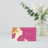 Makeup Artist Visitenkarte (Stehend Vorderseite)