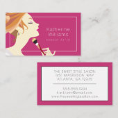 Makeup Artist Visitenkarte (Vorne/Hinten)