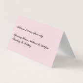 Makeup Artist Visitenkarte Visitenkarten (Rückseite)