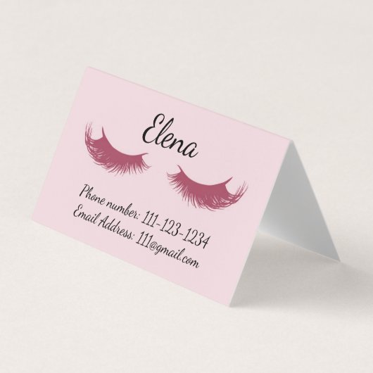 Makeup Artist Visitenkarte Visitenkarten (Vorderseite)