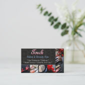 Makeup Artist Wellness-Center Salon Beauty Busines Visitenkarte (Stehend Vorderseite)