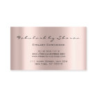 Makeup Artist Wimpern Glitzer Rose