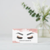 Makeup artist Wink Eye Beauty Salon Lash Extension Visitenkarte (Stehend Vorderseite)