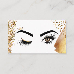 Makeup artist Wink Eye Beauty Salon Lash Extension Visitenkarte