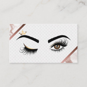 Makeup artist Wink Eye Beauty Salon Lash Extension Visitenkarte