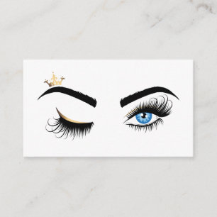Makeup artist Wink Eye Beauty Salon Lash Extension Visitenkarte
