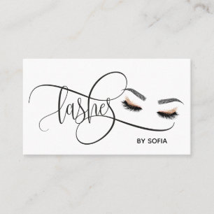 Makeup artist Wink Eye Beauty Salon Lash Extension Visitenkarte