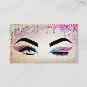 Makeup artist Wink Eye Lashes Visitenkarte