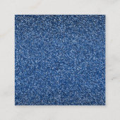 Makeup artistische Visitenkarte mit Glitzer-Effekt (Rückseite)