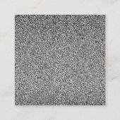 Makeup artistische Visitenkarte mit Glitzer-Effekt (Rückseite)