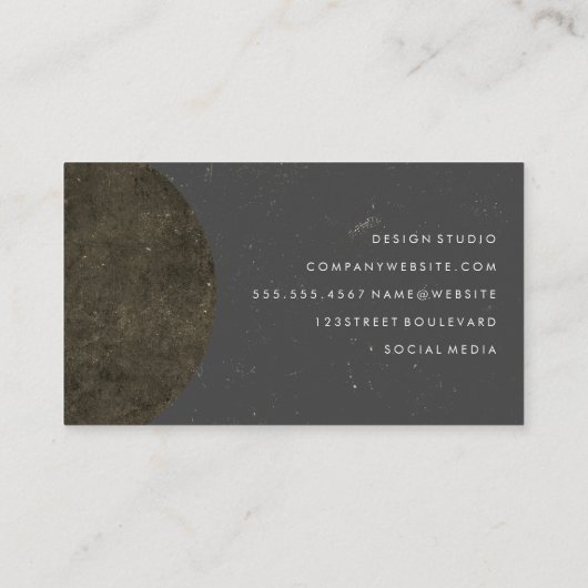 Makeup Artistry Monogram Hoch entwickelt Visitenkarte (Rückseite)