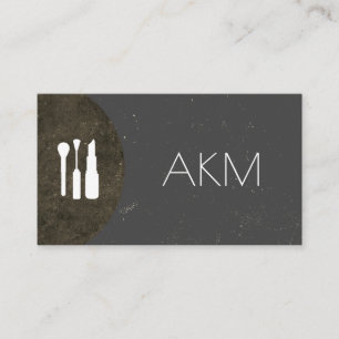 Makeup Artistry Monogram Hoch entwickelt Visitenkarte