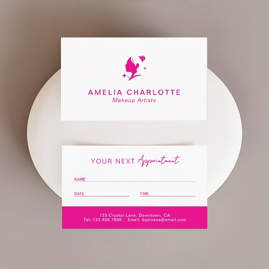 Makeup Artists Appointment Card | Cosmetologists Terminkarte