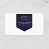 Makeup Bag | Monogramm Visitenkarte (Rückseite)