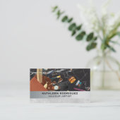 Makeup Bag | Mua Kit Visitenkarte (Stehend Vorderseite)