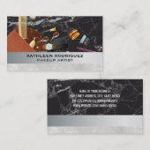 Makeup Bag | Mua Kit Visitenkarte (Vorne/Hinten)