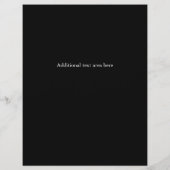 Makeup & Beauty Chic Glam Event Flyer Poster (Hinten)