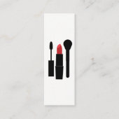 Makeup Beauty Mini Visitenkarte (Vorderseite)