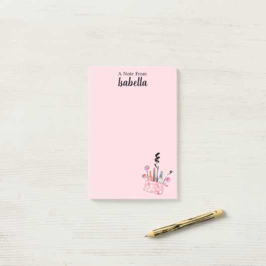 Makeup Beauty Notes Post-it Klebezettel (Auf Schreibtisch)
