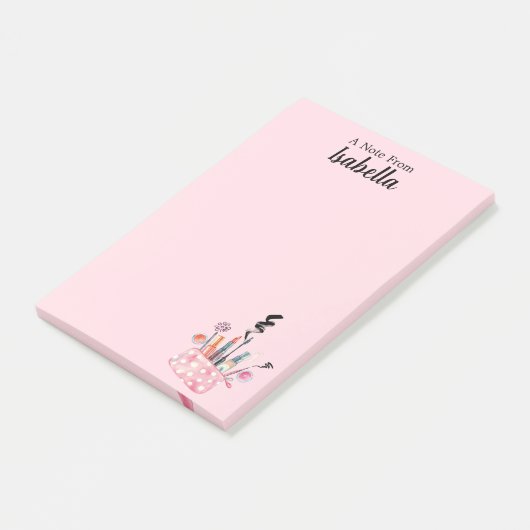 Makeup Beauty Notes Post-it Klebezettel (angewinkelt)